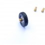 6 hubs for truck wheels - length 8.70 mm - brass - CPC