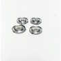 4 inserts Ø9.50 mm - White Metal Chrome - 1:43 - Artisans43