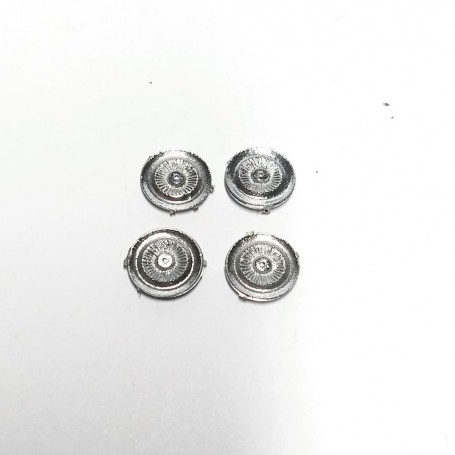 White Metal 4 inserts ø6.50 mm 1:43 