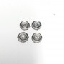 4 inserts Ø9.50 mm - White Metal Chrome - 1:43 - Artisans43