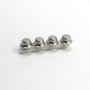 4 wheel center inserts - nickel-plated brass - CPC production