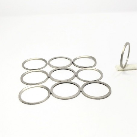 10 Rings "Shape" - Treated brass matt appearance - Ø 11.10 mm x 0.60 mm - CPC Production