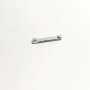 2 Rear Supports for Plate - White Metal - 1:43