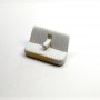 Resin bench open armrest - white - 1:43 - Artisans43