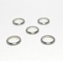 5 Rings "Shape" - Nickel-plated brass - Ø 6.70 mm x 1 mm - CPC Production