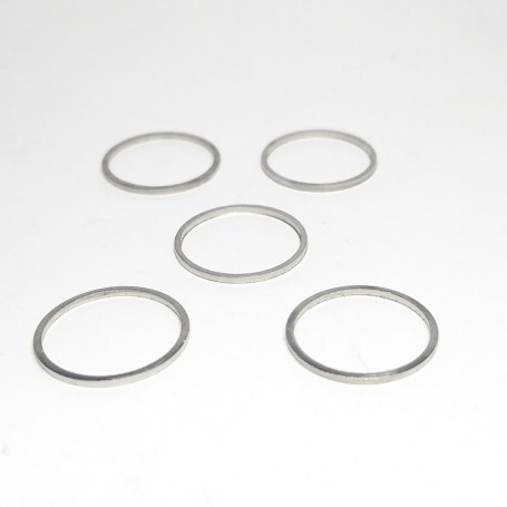 5 rings - nickel-plated brass - Ø 11.60 mm x 0.60 mm - CPC Production