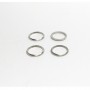 4 Rings "Shape" Ø7.20 x 0.70 mm - Nickel-plated brass - CPC Production