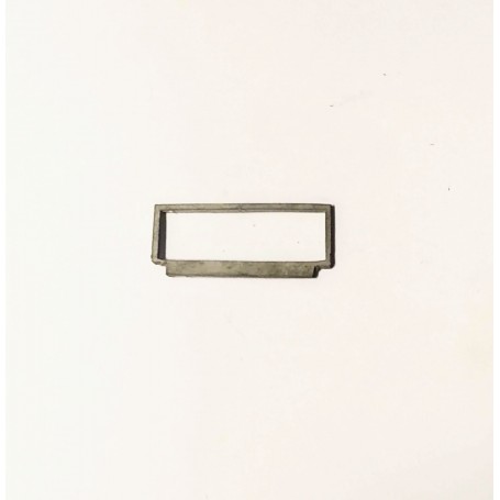 Windshield in White Metal - Length 26.20 mm