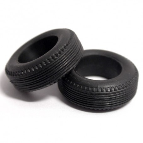 4 tires 16.5 x 9.5 x 5.8 mm - Flexible resin