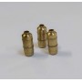 Set of 3 brass fire extinguishers - 9.80 mm height
