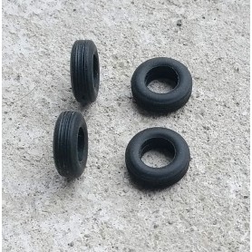 1:43 ECH Soft tires by 4-internal ø 9.80mm 