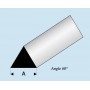 Profilé en triangle 60° : dimensions - A  1,0 mm