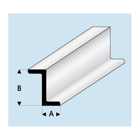 Profilé en Z : dimensions - A  2,0 mm - B  3,0 mm