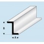 Profilé en Z : dimensions - A  7,0 mm - B  10,0 mm