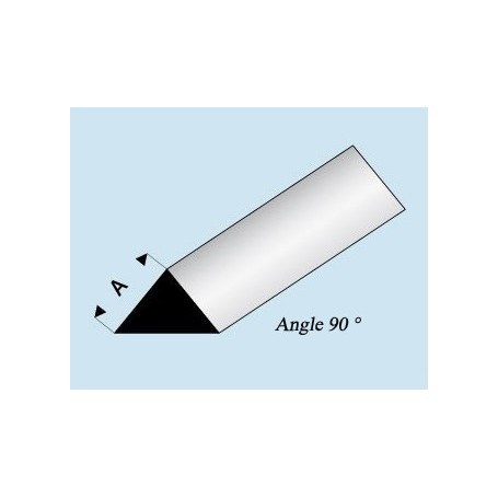 Profilé en triangle 90° : dimensions - A  6,0 mm