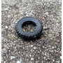 4 flexible resin tires - Ø19mm - ech 1:43