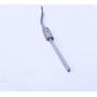 Complete exhaust line - Long. 8.5 cm - ech. 1 / 43th - White Metal