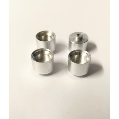 4 aluminum rims Ø 11.50 x 10 mm - ECH 1:43 - CPC Production